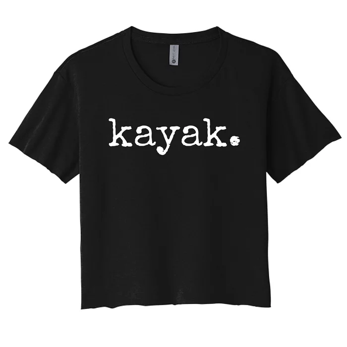 Kayak Gift Women's Crop Top Tee