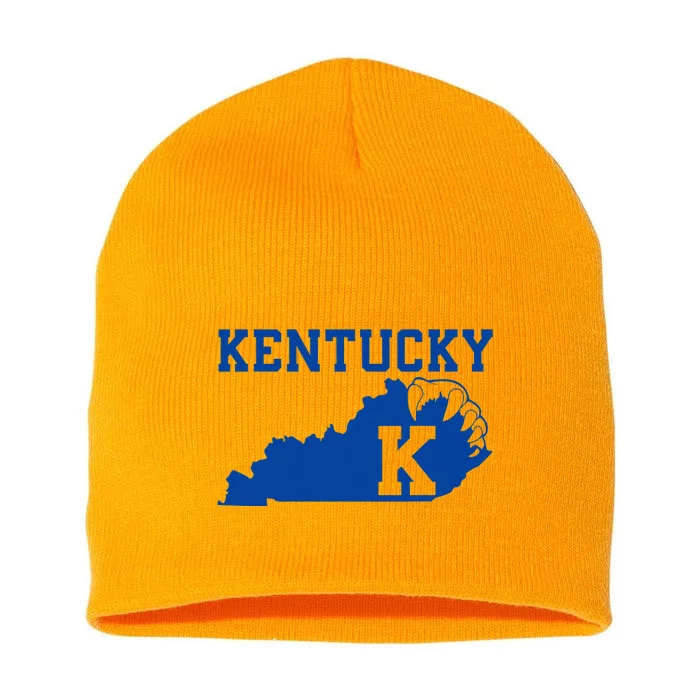 Kentucky Graphic Last Name Kentucky Retro Classic Kentucky Short Acrylic Beanie