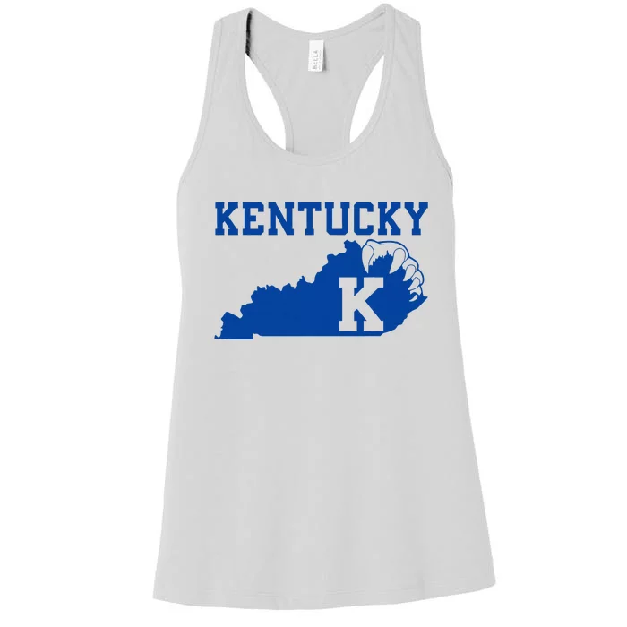 Kentucky Graphic Last Name Kentucky Retro Classic Kentucky Women's Racerback Tank