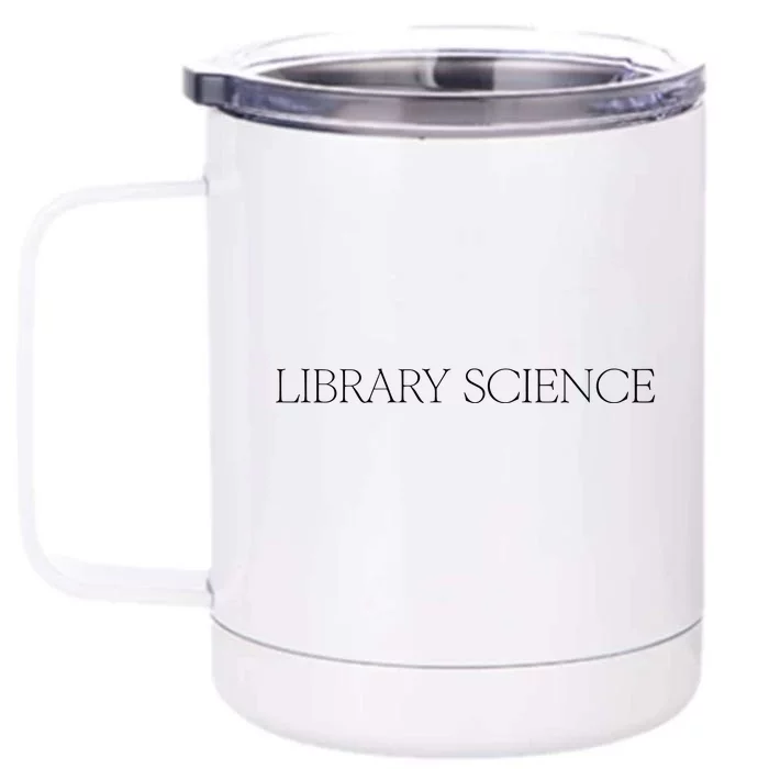 Kaia Gerber Library Science Front & Back 12oz Stainless Steel Tumbler Cup