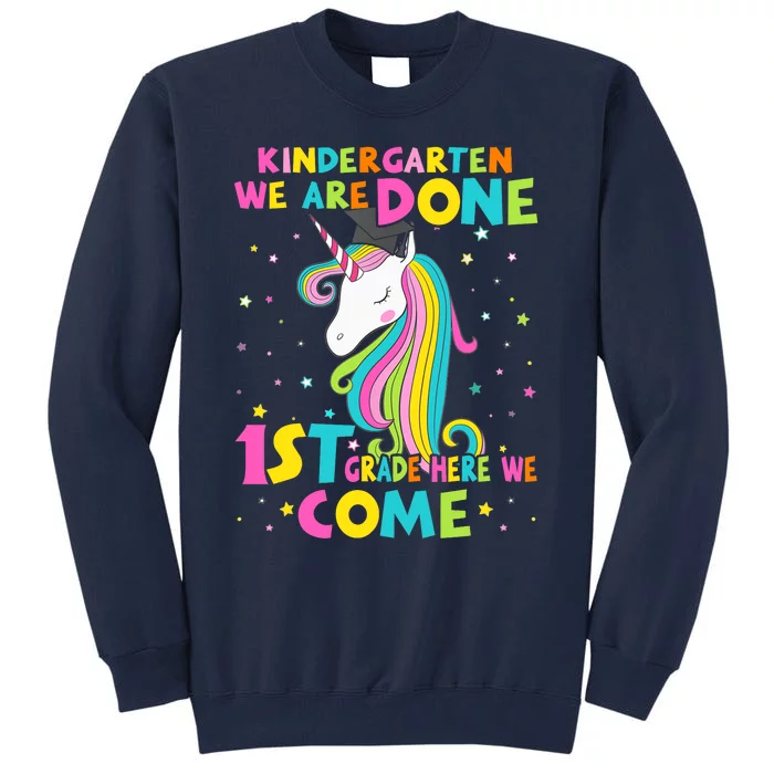 Kindergarten Graduation Magical Unicorn Gift Tall Sweatshirt