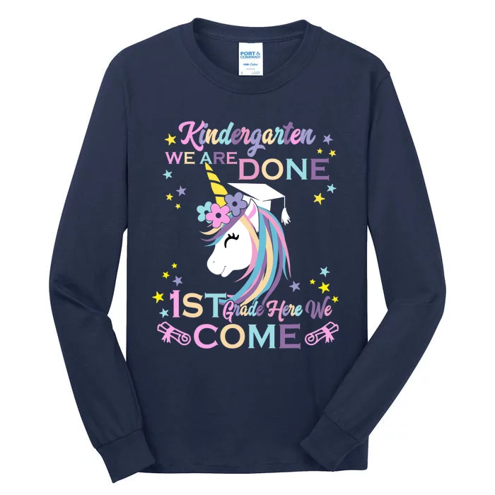 Kindergarten Graduation Magical Unicorn Tall Long Sleeve T-Shirt