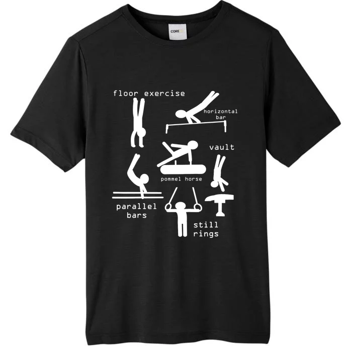 Kids Gipsytshirts: Men Gymnastics Events TShirt Youth ChromaSoft Performance T-Shirt