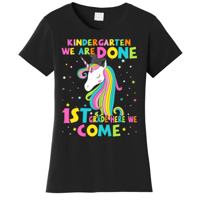 Kindergarten Graduation Magical Unicorn Gift Women's T-Shirt