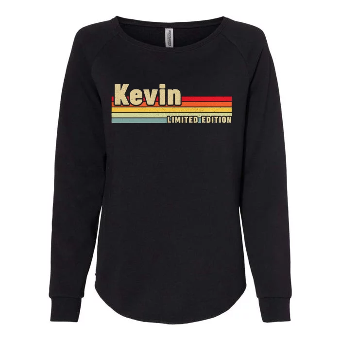 Kevin Gift Name Personalized Birthday Funny Christmas Womens California Wash Sweatshirt