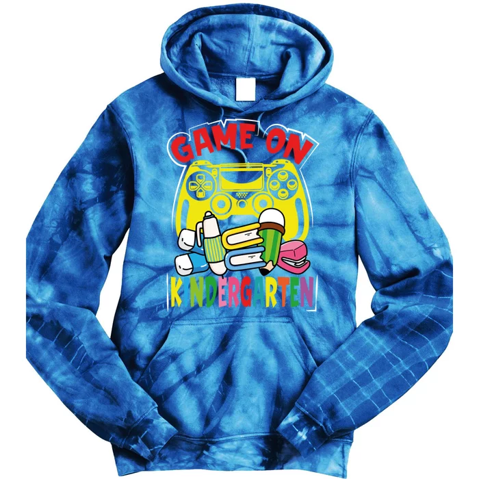 Kindergarten Game On Kindergarten Great Gift Tie Dye Hoodie