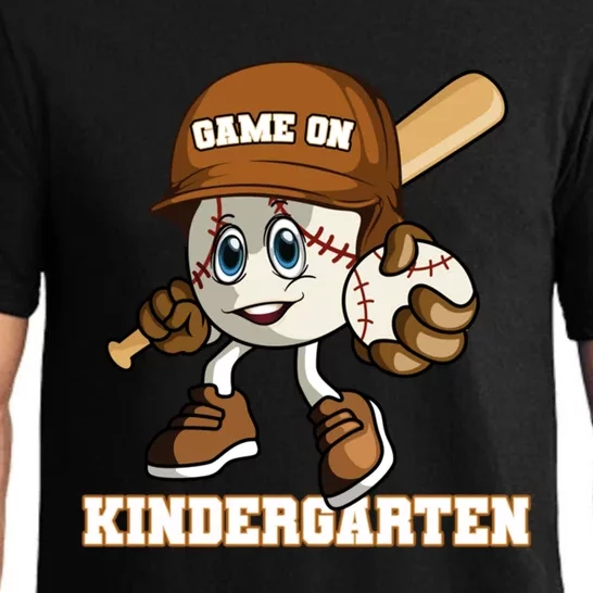 Kindergarten Game On Baseball Back To School Gift Pajama Set