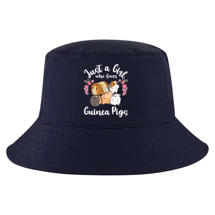 Kids Guinea Pig Just A Girl Who Loves Guinea Pigs Cool Comfort Performance Bucket Hat