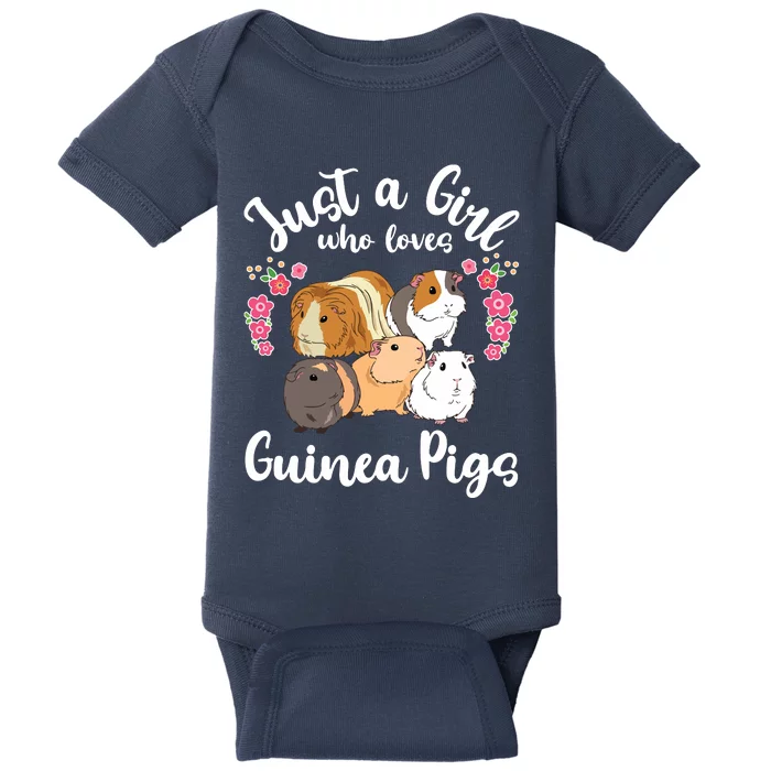 Kids Guinea Pig Just A Girl Who Loves Guinea Pigs Baby Bodysuit