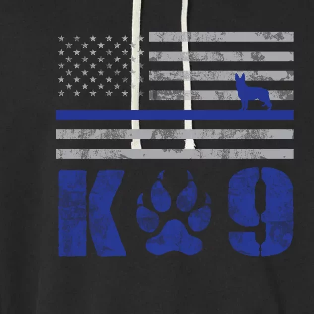 Kcute Gift9 Police Officer Leo Law Enforcement Garment-Dyed Fleece Hoodie