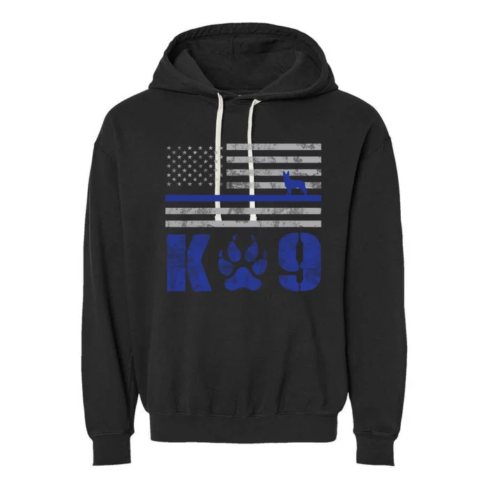 Kcute Gift9 Police Officer Leo Law Enforcement Garment-Dyed Fleece Hoodie