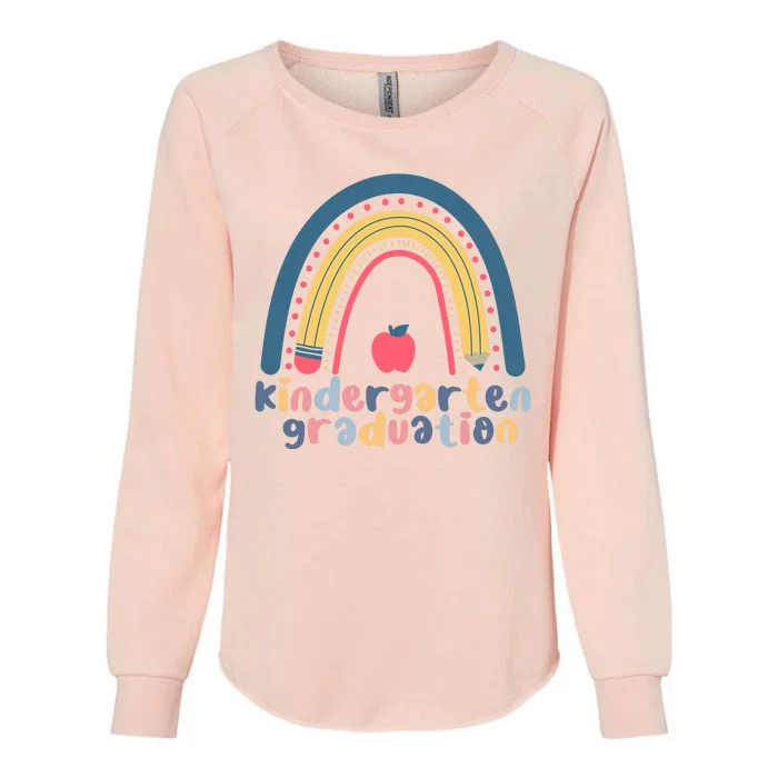 Kindergarten Graduation Rainbow Cute Womens California Wash Sweatshirt