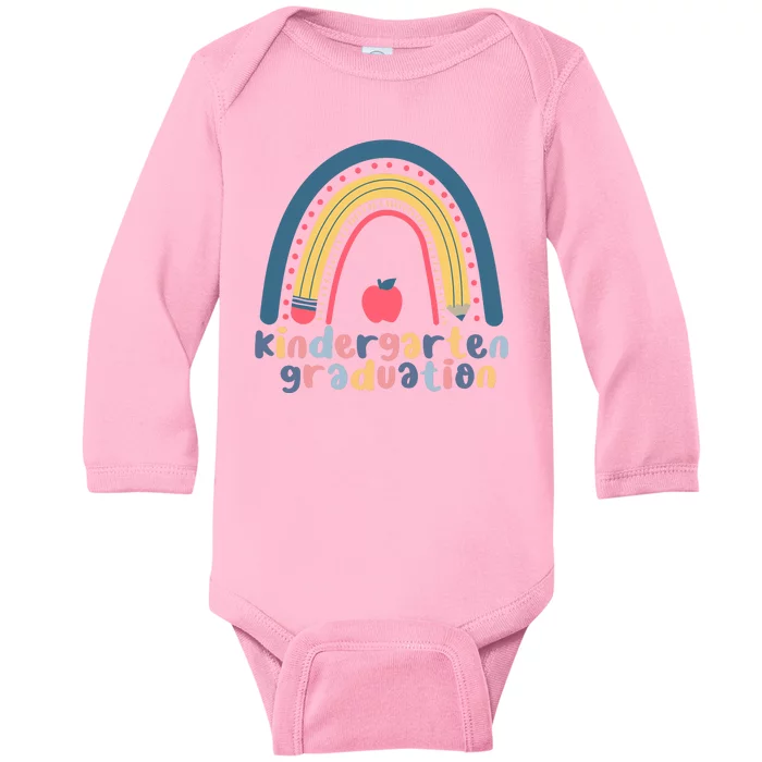 Kindergarten Graduation Rainbow Cute Baby Long Sleeve Bodysuit