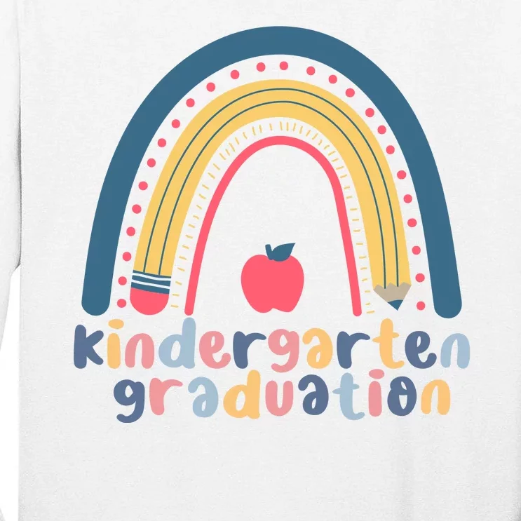 Kindergarten Graduation Rainbow Cute Tall Long Sleeve T-Shirt