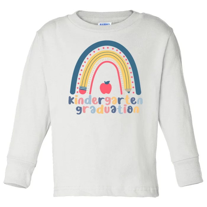 Kindergarten Graduation Rainbow Cute Toddler Long Sleeve Shirt