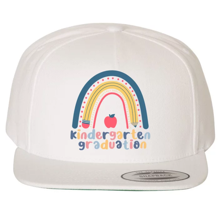 Kindergarten Graduation Rainbow Cute Wool Snapback Cap