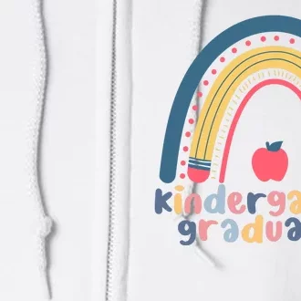 Kindergarten Graduation Rainbow Cute Full Zip Hoodie