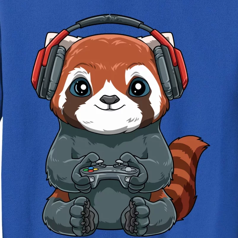 Kawaii Gamer Red Panda Online Gaming Video Games Anime Gift Sweatshirt