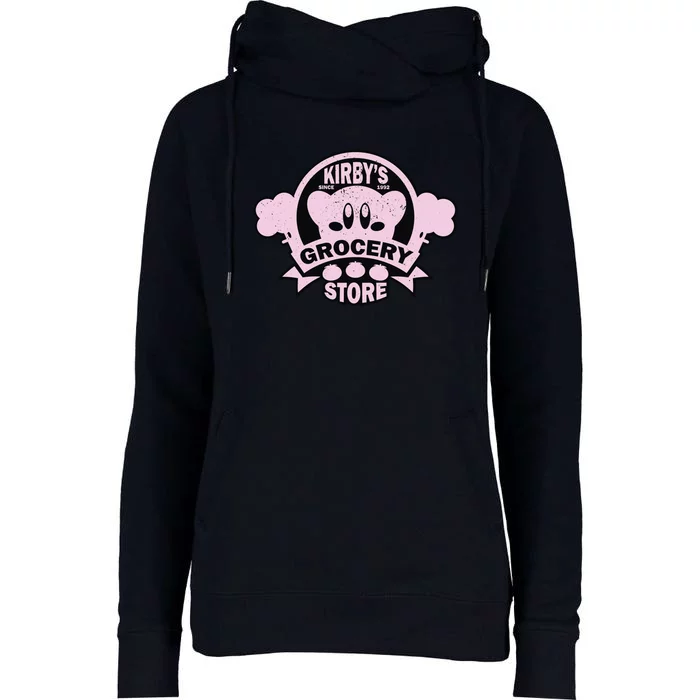 Kirby's Grocery Store Womens Funnel Neck Pullover Hood