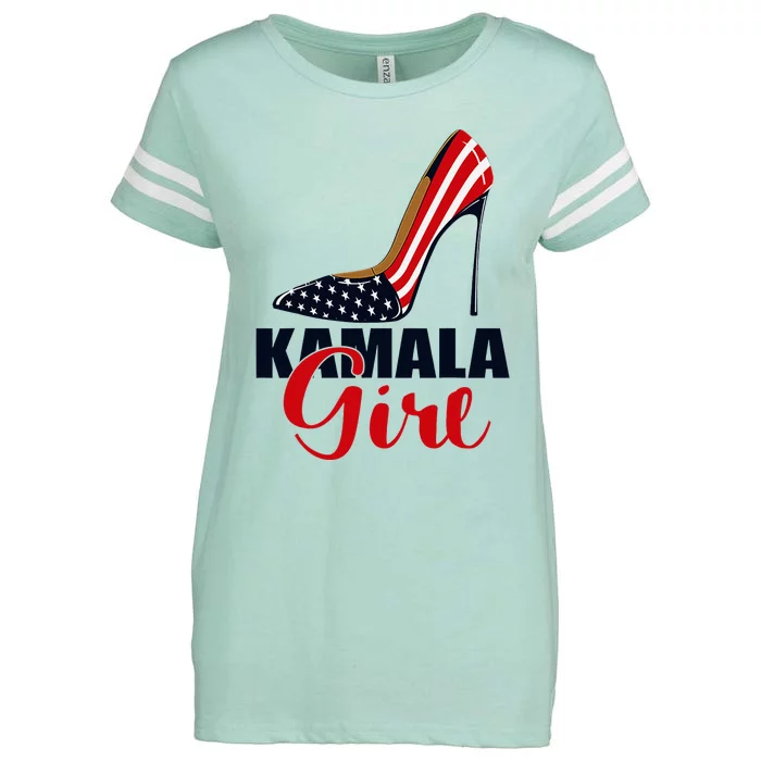 Kamala Girl Stilettos High Heel Harris 2024 Vote President Enza Ladies Jersey Football T-Shirt