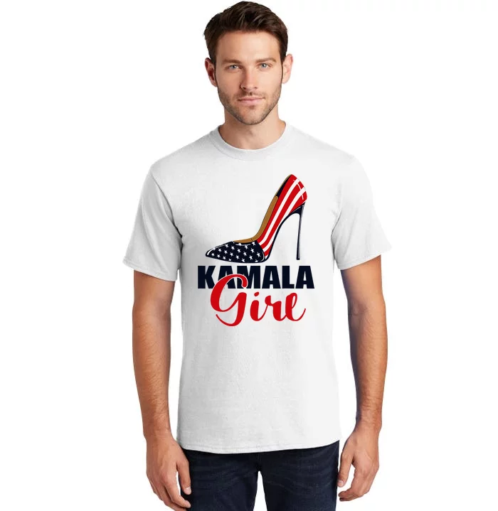 Kamala Girl Stilettos High Heel Harris 2024 Vote President Tall T-Shirt