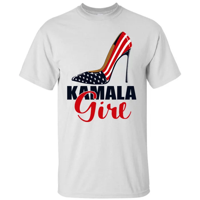 Kamala Girl Stilettos High Heel Harris 2024 Vote President Tall T-Shirt