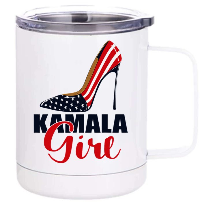 Kamala Girl Stilettos High Heel Harris 2024 Vote President 12 oz Stainless Steel Tumbler Cup