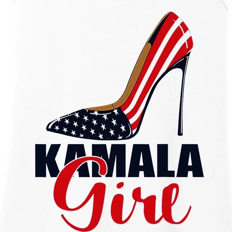 Kamala Girl Stilettos High Heel Harris 2024 Vote President Ladies Essential Tank