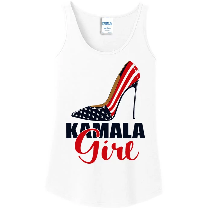 Kamala Girl Stilettos High Heel Harris 2024 Vote President Ladies Essential Tank