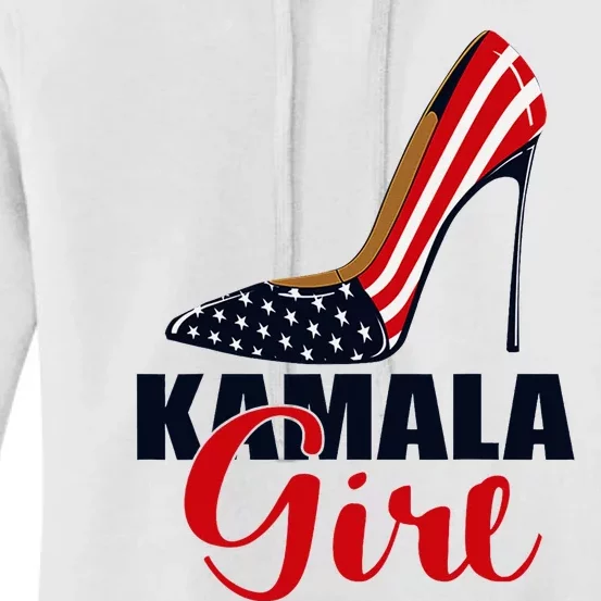 Kamala Girl Stilettos High Heel Harris 2024 Vote President Women's Pullover Hoodie