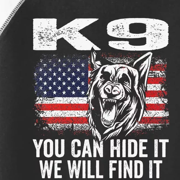 K9 German Shepherd Police Dog Law Enforcement K9 Handler Toddler Fine Jersey T-Shirt