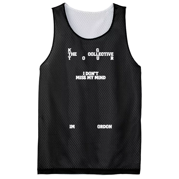 Kim Gordon The Collective I Dont Miss My Mind Mesh Reversible Basketball Jersey Tank