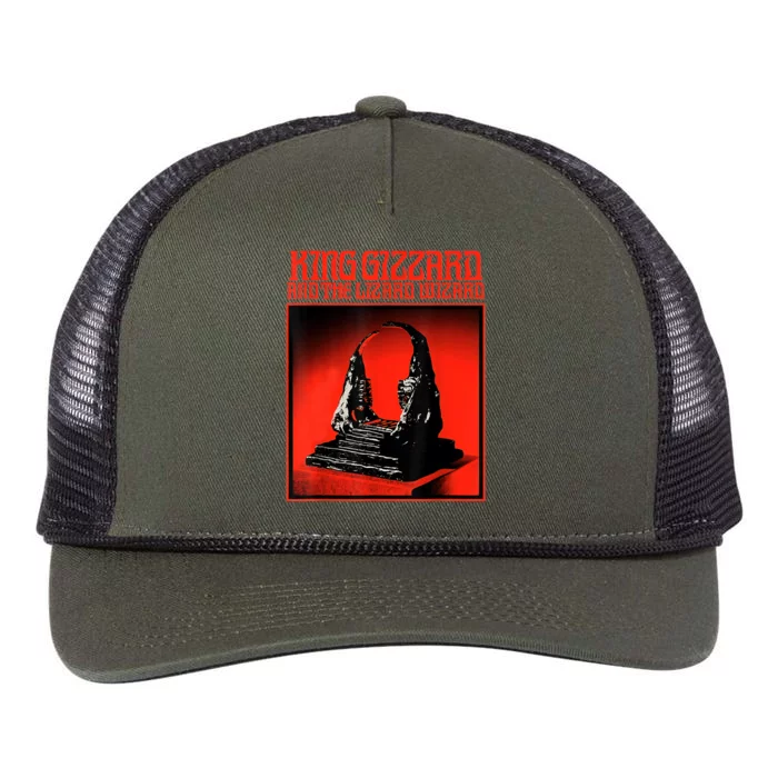 King Gizzards The Lizard Wizards Retro Rope Trucker Hat Cap