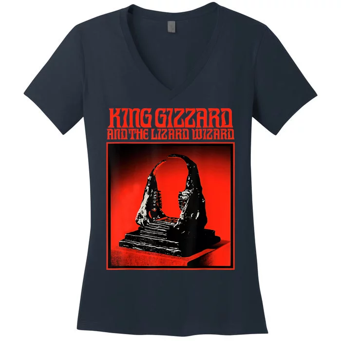 King Gizzards The Lizard Wizards Women's V-Neck T-Shirt