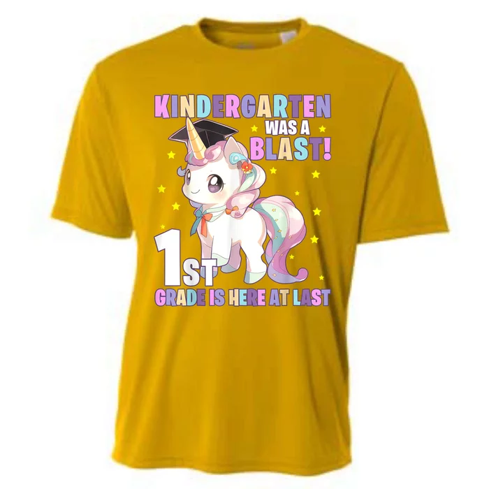 Kindergarten Graduation Unicorn Kindergarten Graduate Cooling Performance Crew T-Shirt