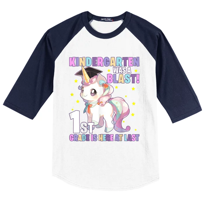 Kindergarten Graduation Unicorn Kindergarten Graduate Baseball Sleeve Shirt