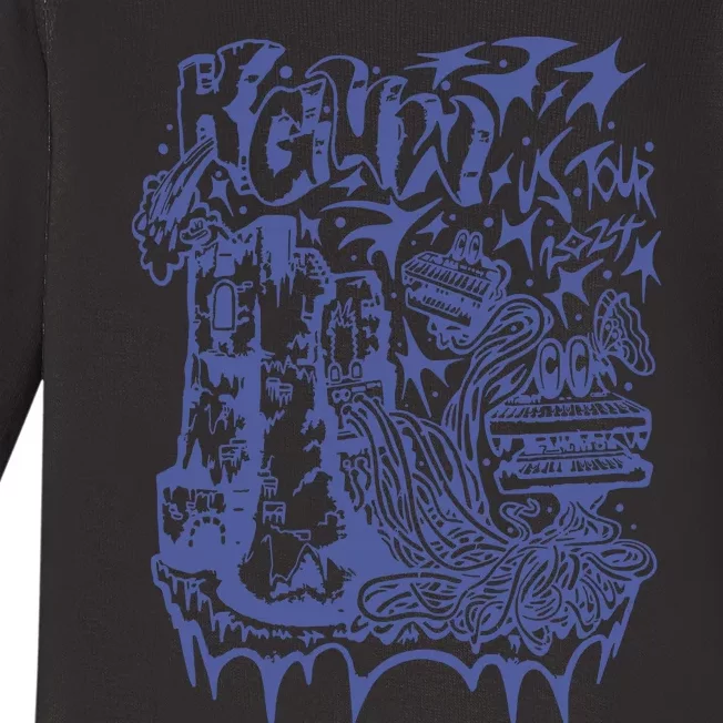 King Gizzard Us 2024 Baby Long Sleeve Bodysuit