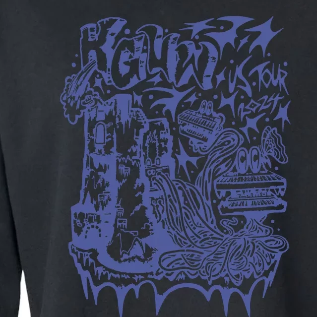 King Gizzard Us 2024 Cropped Pullover Crew