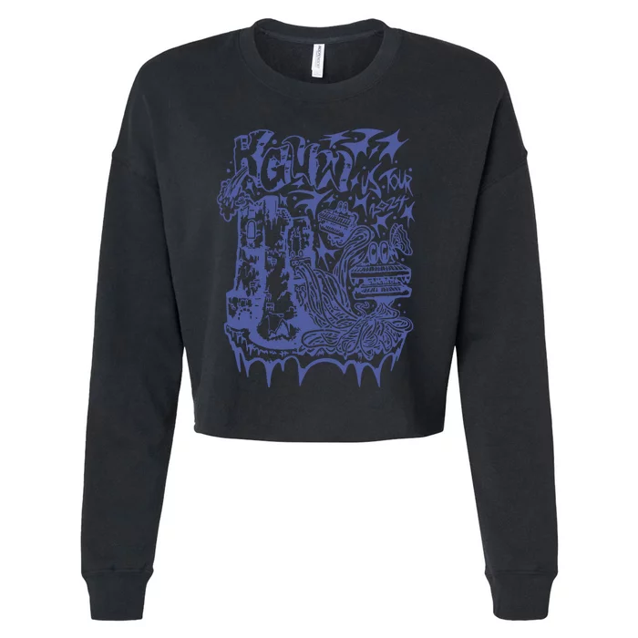 King Gizzard Us 2024 Cropped Pullover Crew