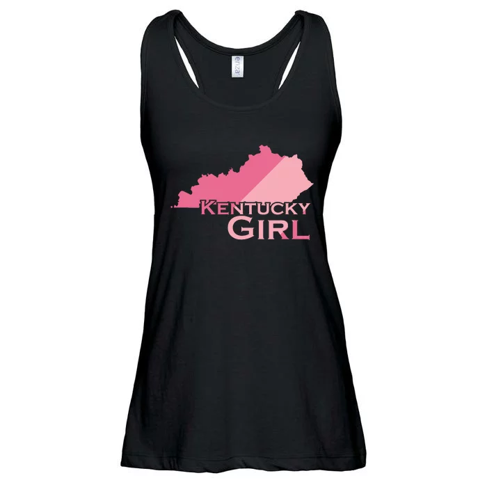 Kentucky Girl Usa America Ladies Essential Flowy Tank