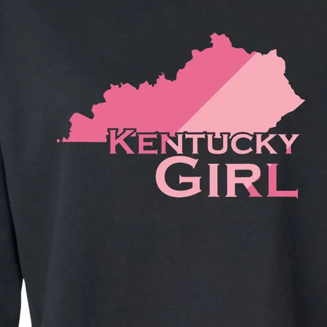 Kentucky Girl Usa America Cropped Pullover Crew