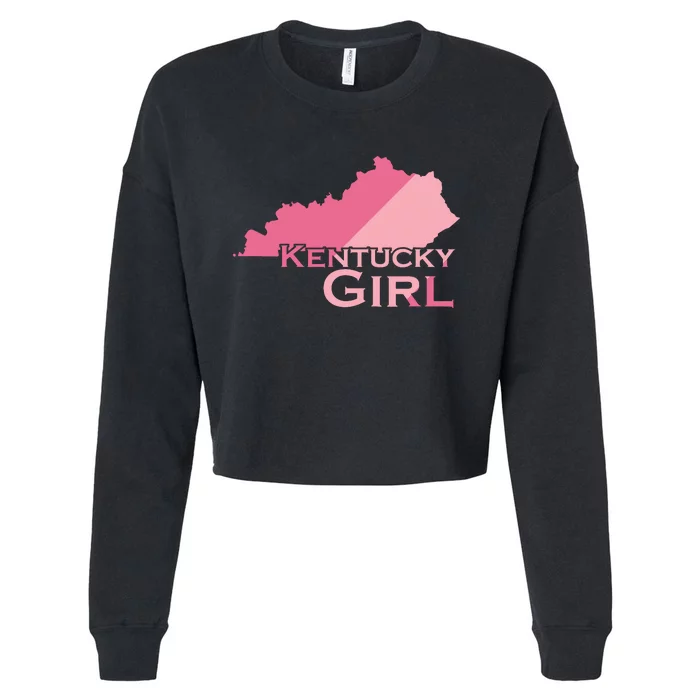 Kentucky Girl Usa America Cropped Pullover Crew