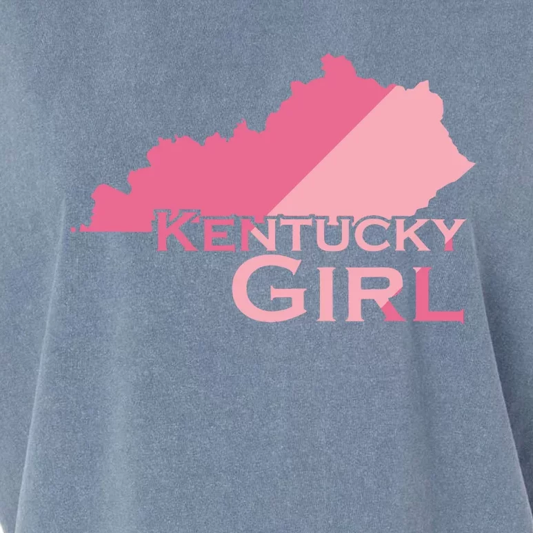 Kentucky Girl Usa America Garment-Dyed Women's Muscle Tee