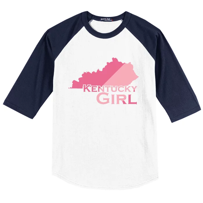 Kentucky Girl Usa America Baseball Sleeve Shirt