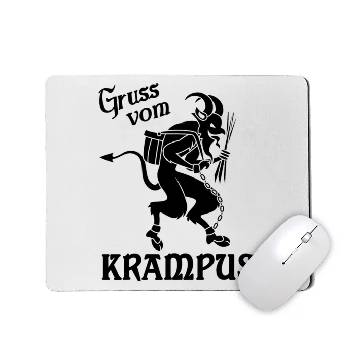 Krampus - Gruss Vom (Greetings From) Krampus, Christmas Mousepad