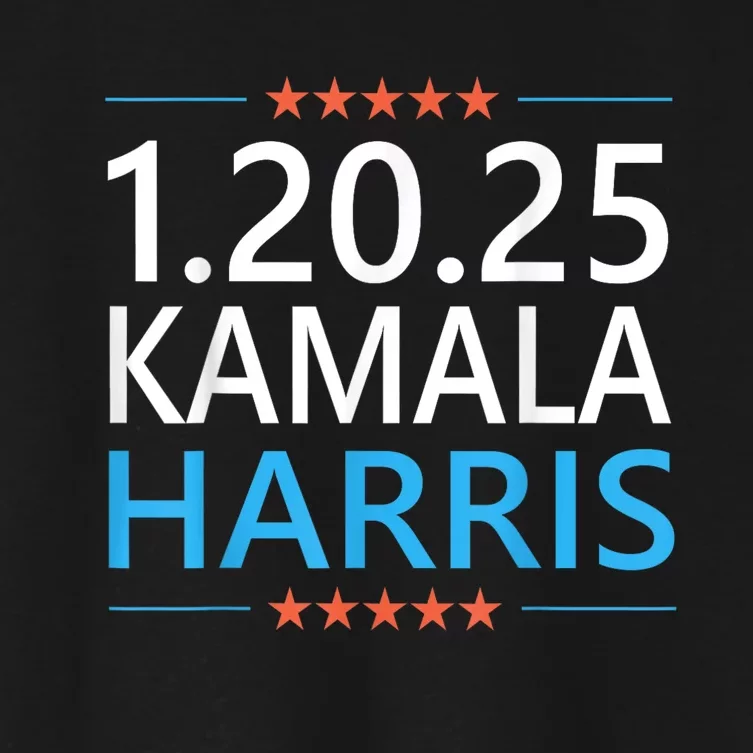 Kamala Harris 1.20.25 Inauguration Day For President 2024 Women's Crop Top Tee