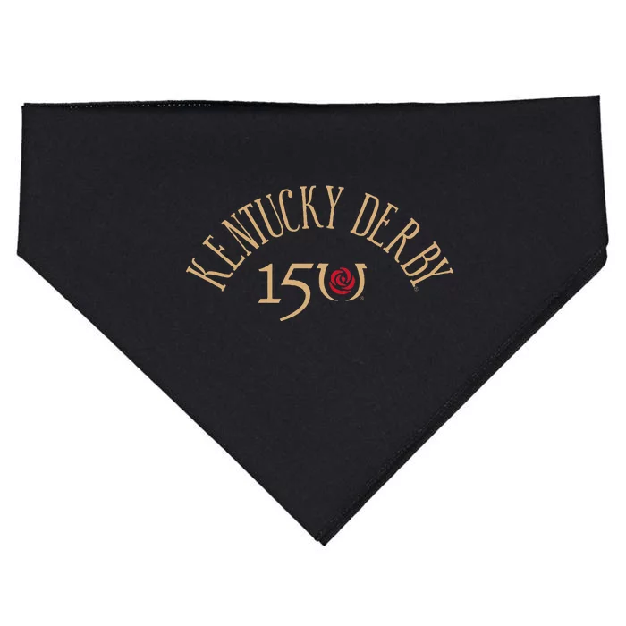 Kentucky Horse 150th Arch Over USA-Made Doggie Bandana