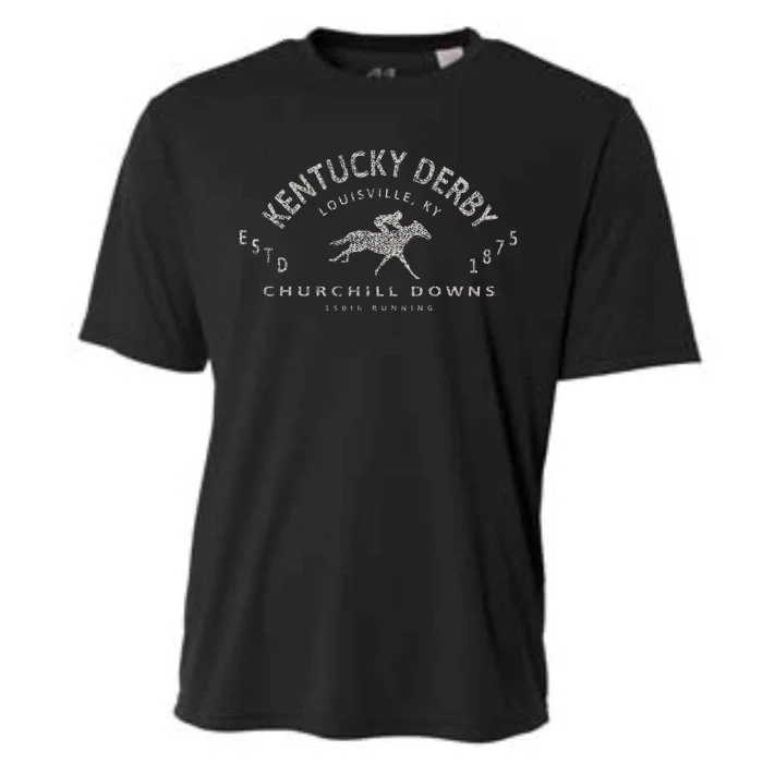 Kentucky Horse 150th Running Horse Lovers Cooling Performance Crew T-Shirt