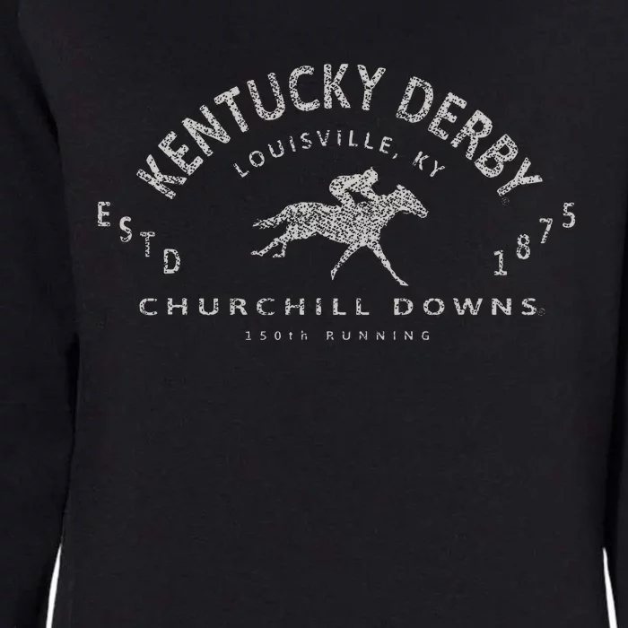 Kentucky Horse 150th Running Horse Lovers Womens California Wash Sweatshirt