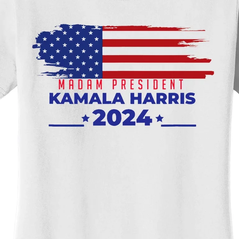 Kamala Harris 2024 Bold Vision Steady Leadership Women's T-Shirt